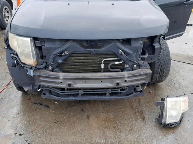 2FMDK38C49BA45381 - 2009 FORD EDGE SEL CHARCOAL photo 7