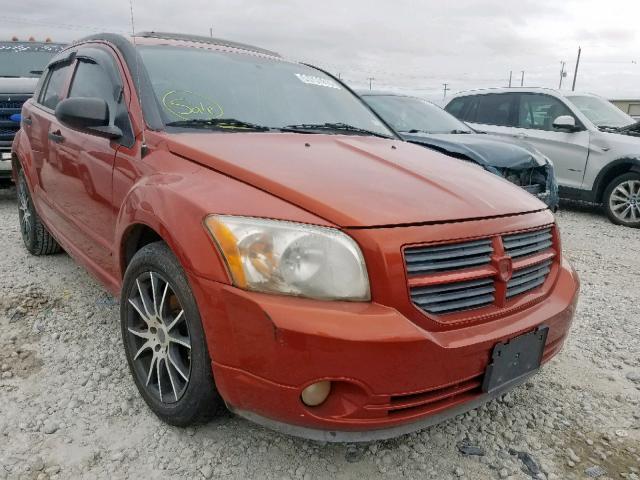 1B3HB48B78D533494 - 2008 DODGE CALIBER SX ORANGE photo 1