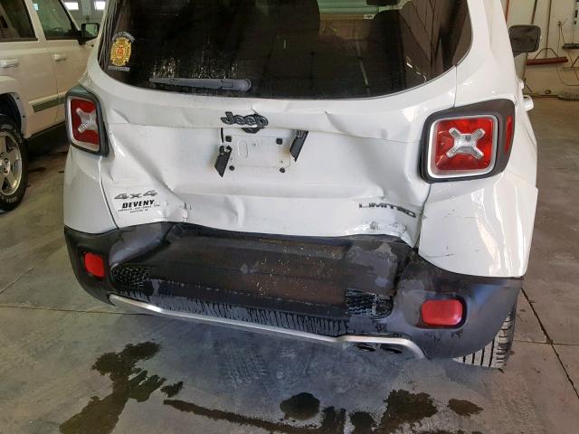 ZACCJBDT3FPB34028 - 2015 JEEP RENEGADE L WHITE photo 9