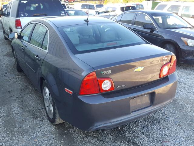 1G1ZB5E10BF245714 - 2011 CHEVROLET MALIBU LS 灰色 照片 3