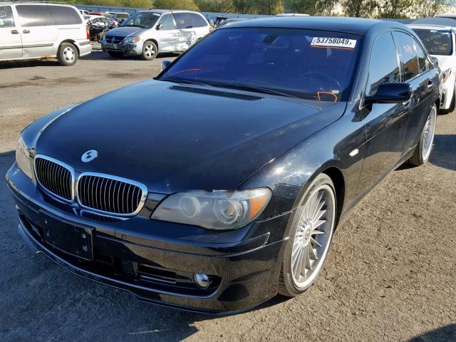 WBAHL835X7DT89035 - 2007 BMW 750 I BLACK photo 2