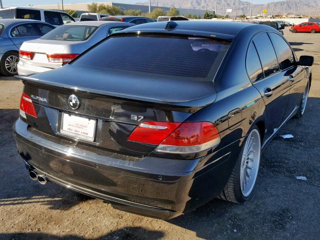 WBAHL835X7DT89035 - 2007 BMW 750 I BLACK photo 4