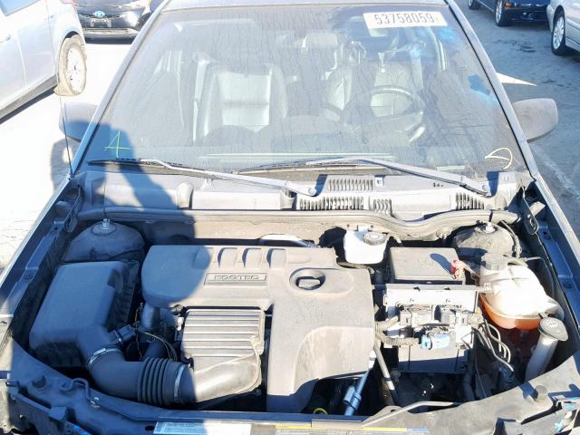 1G8AW12F25Z142051 - 2005 SATURN ION LEVEL BLUE photo 7