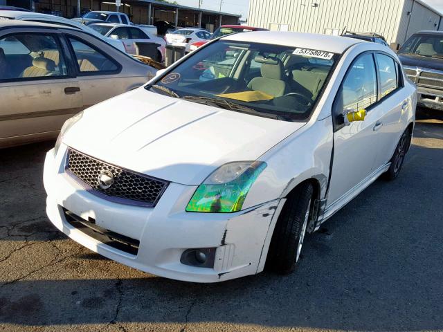 3N1AB6AP3BL685729 - 2011 NISSAN SENTRA 2.0 WHITE photo 2