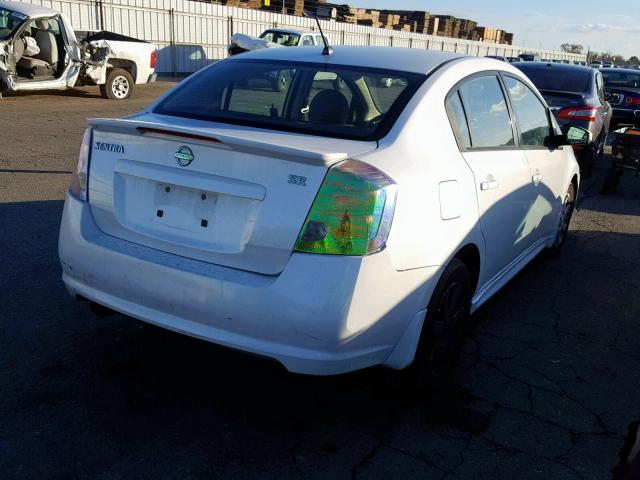 3N1AB6AP3BL685729 - 2011 NISSAN SENTRA 2.0 WHITE photo 4