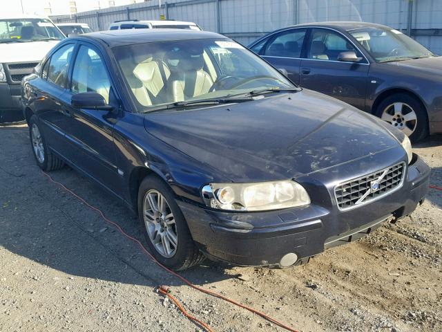 YV1RH592262501917 - 2006 VOLVO S60 2.5T BLACK photo 1