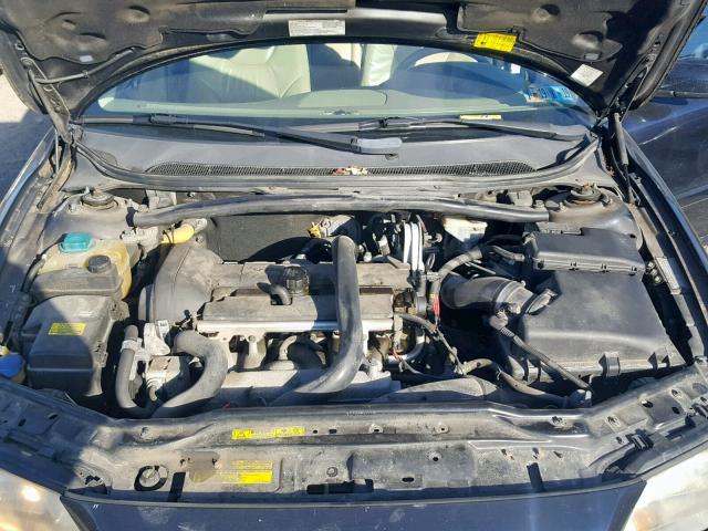 YV1RH592262501917 - 2006 VOLVO S60 2.5T BLACK photo 7