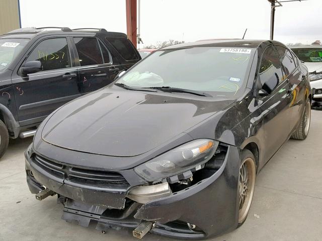 1C3CDFBA0DD107448 - 2013 DODGE DART SXT BLACK photo 2