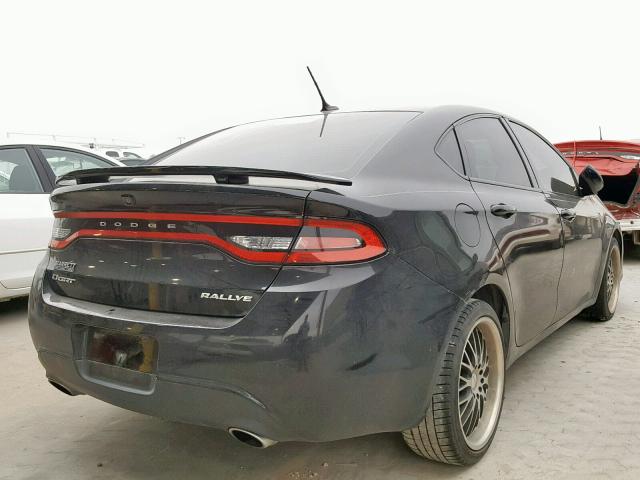 1C3CDFBA0DD107448 - 2013 DODGE DART SXT BLACK photo 4