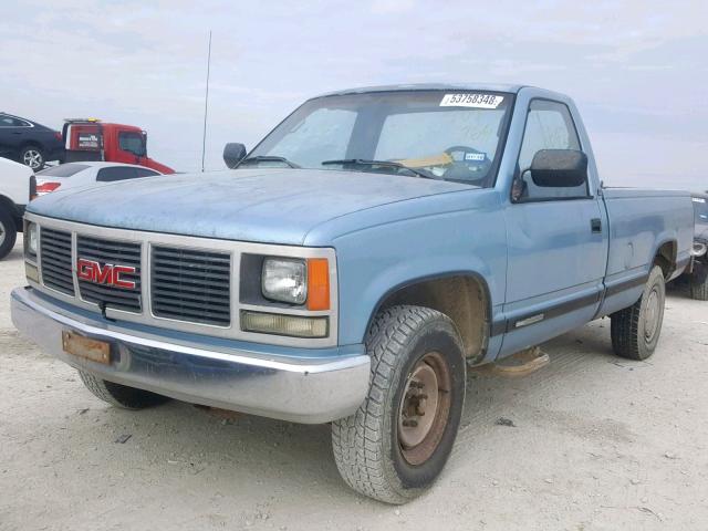 1GTGC24K9LE509766 - 1990 GMC SIERRA C25 BLUE photo 2