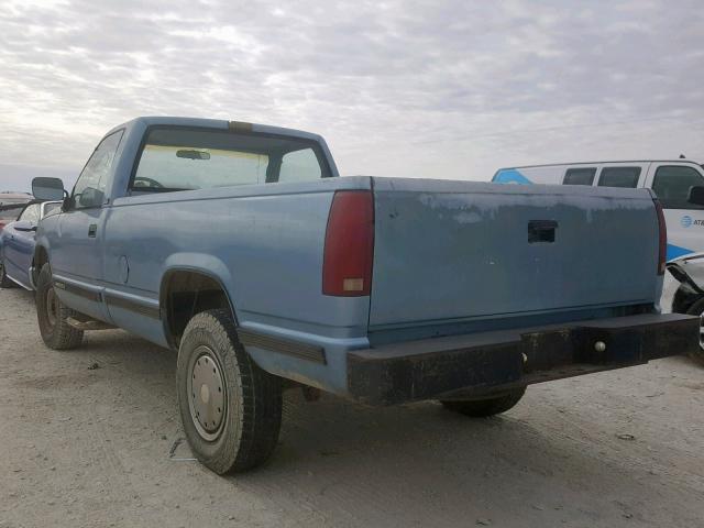 1GTGC24K9LE509766 - 1990 GMC SIERRA C25 BLUE photo 3