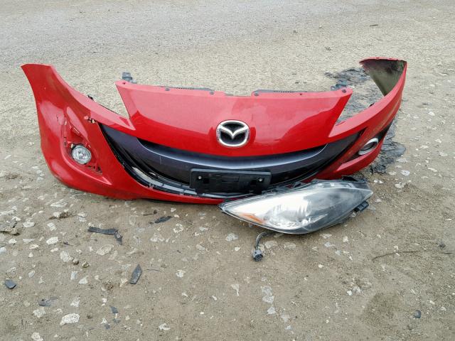 JM1BL1L46C1651071 - 2012 MAZDA SPEED 3 RED photo 9