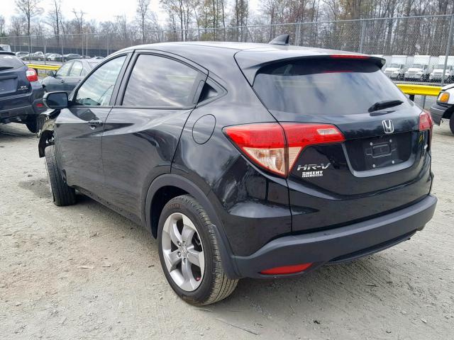 3CZRU6H53HM721267 - 2017 HONDA HR-V EX BLACK photo 3