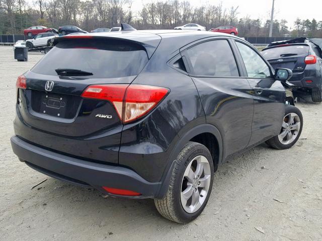 3CZRU6H53HM721267 - 2017 HONDA HR-V EX BLACK photo 4