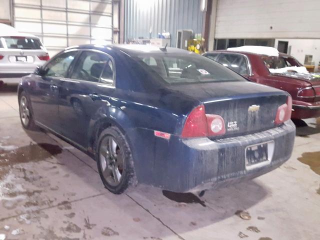 1G1ZH57B384228141 - 2008 CHEVROLET MALIBU 1LT BLUE photo 3