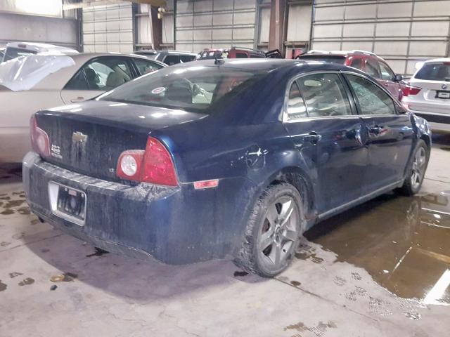 1G1ZH57B384228141 - 2008 CHEVROLET MALIBU 1LT BLUE photo 4