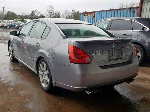 1N4BA41E98C806815 - 2008 NISSAN MAXIMA SE SILVER photo 3