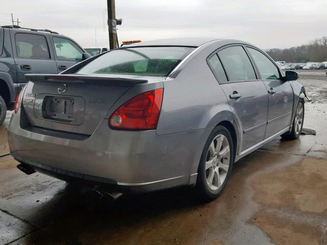 1N4BA41E98C806815 - 2008 NISSAN MAXIMA SE SILVER photo 4