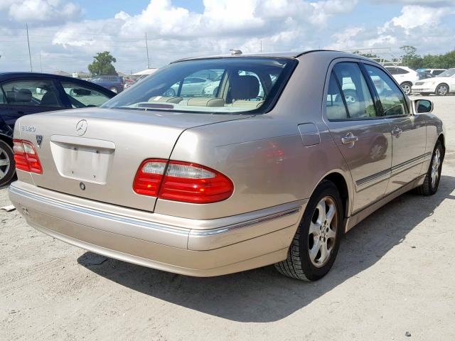 WDBJF65J12B393357 - 2002 MERCEDES-BENZ E 320 GOLD photo 4