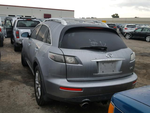 JNRBS08W66X401855 - 2006 INFINITI FX45 GRAY photo 3