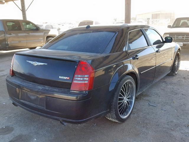 2C3LA73W86H101136 - 2006 CHRYSLER 300C SRT-8 BLACK photo 4