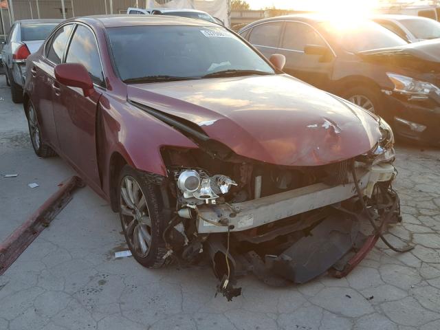 JTHCK262975009500 - 2007 LEXUS IS 250 RED photo 1