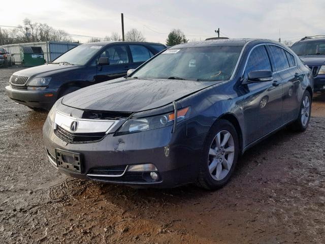 19UUA8F52DA007582 - 2013 ACURA TL TECH GRAY photo 2