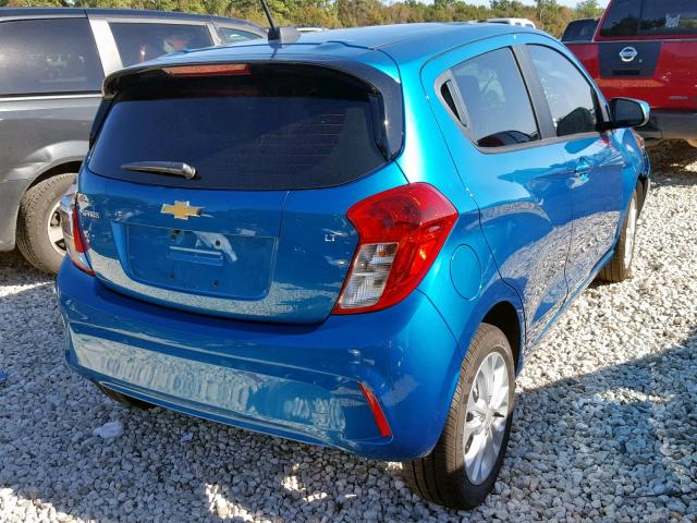 KL8CD6SA3KC706707 - 2019 CHEVROLET SPARK 1LT BLUE photo 4