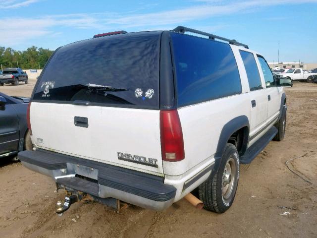 3GNGK26J3TG147103 - 1996 CHEVROLET SUBURBAN K WHITE photo 4