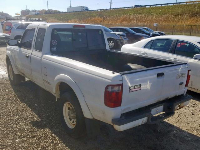 1FTYR14E03TA12964 - 2003 FORD RANGER SUP WHITE photo 3