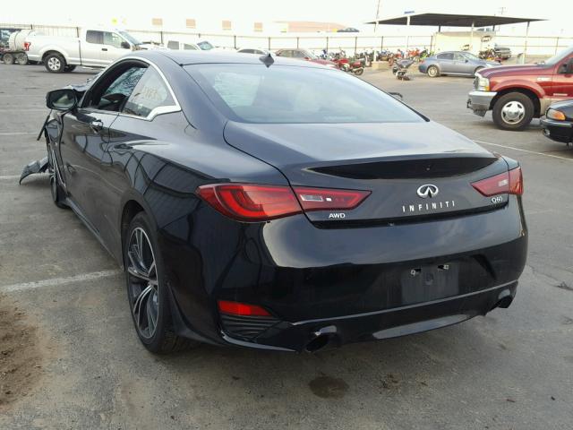 JN1EV7EL2JM390681 - 2018 INFINITI Q60 PREMIU BLACK photo 3