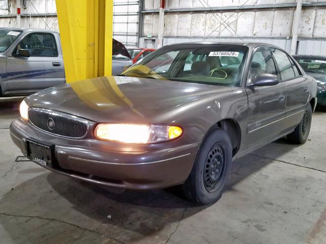 2G4WS52J021278519 - 2002 BUICK CENTURY CU BROWN photo 2