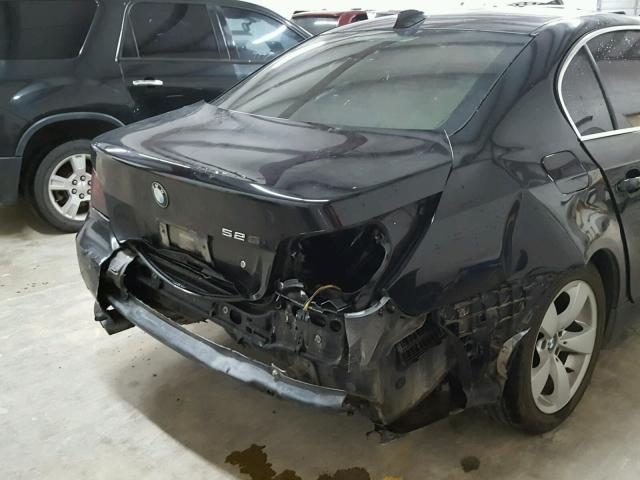 WBANA53545B864162 - 2005 BMW 525 I BLACK photo 9