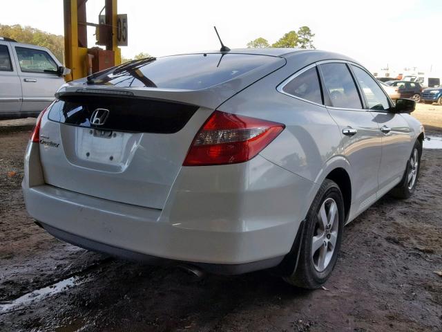 5J6TF1H31AL009882 - 2010 HONDA ACCORD CRO WHITE photo 4