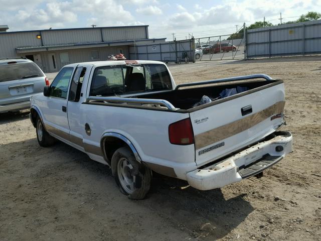 1GTCS19W2Y8240183 - 2000 GMC SONOMA WHITE photo 3