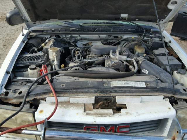 1GTCS19W2Y8240183 - 2000 GMC SONOMA WHITE photo 7