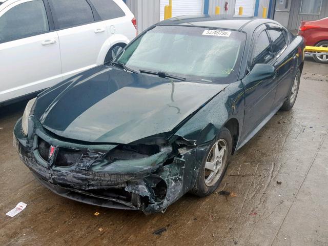 2G2WP522841118734 - 2004 PONTIAC GRAND PRIX GREEN photo 2