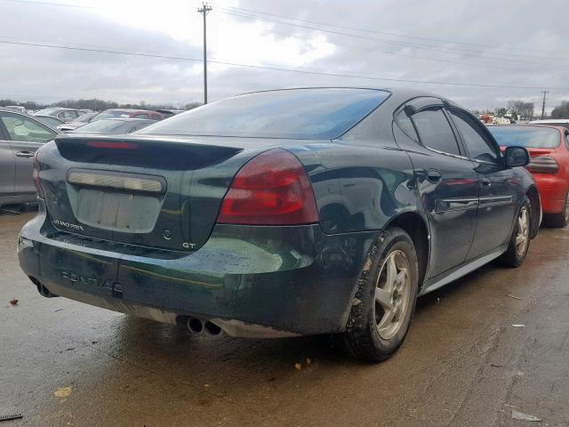 2G2WP522841118734 - 2004 PONTIAC GRAND PRIX GREEN photo 4