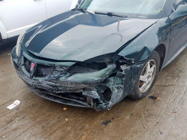 2G2WP522841118734 - 2004 PONTIAC GRAND PRIX GREEN photo 9