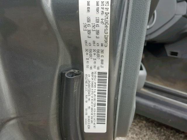 1J8HG48K07C654476 - 2007 JEEP COMMANDER Grafit foto 10