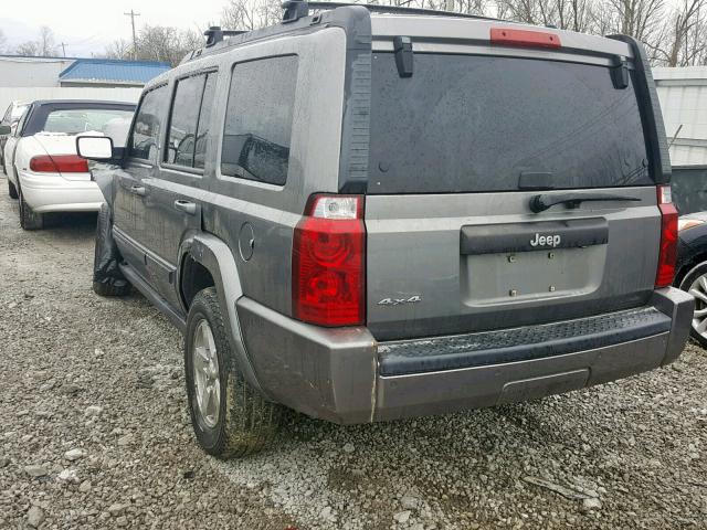 1J8HG48K07C654476 - 2007 JEEP COMMANDER Grafit foto 3