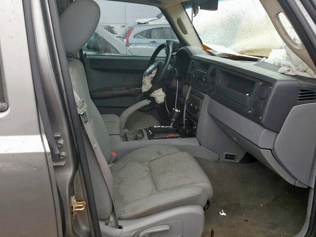 1J8HG48K07C654476 - 2007 JEEP COMMANDER Grafit foto 5