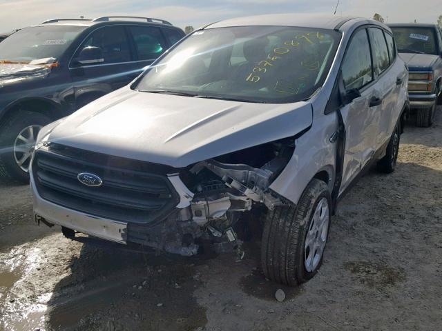 1FMCU0F75JUA17193 - 2018 FORD ESCAPE S SILVER photo 2