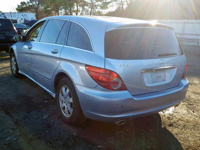 4JGCB65E27A052339 - 2007 MERCEDES-BENZ R 350 BLUE photo 3