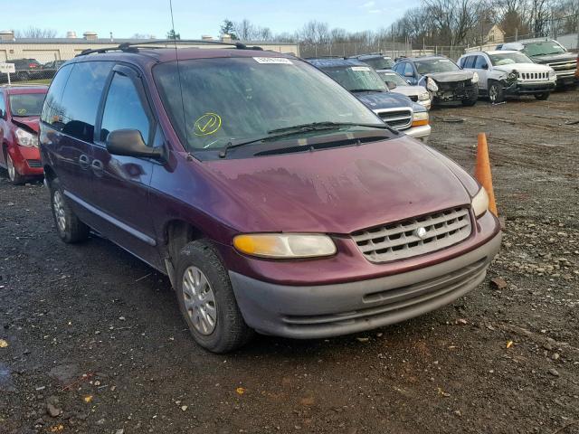 2P4GP2538YR623405 - 2000 PLYMOUTH VOYAGER BURGUNDY photo 1