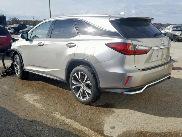 JTJGZKCA5J2004018 - 2018 LEXUS RX 350 L SILVER photo 3