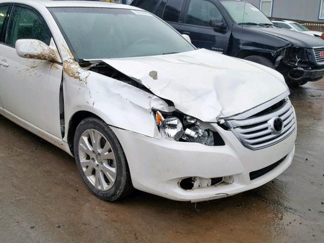 4T1BK3DB0AU356941 - 2010 TOYOTA AVALON XL WHITE photo 9