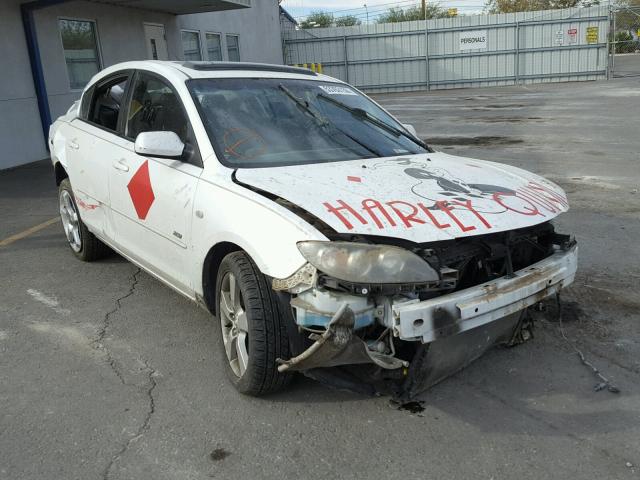 JM1BK323761487387 - 2006 MAZDA 3 S WHITE photo 1