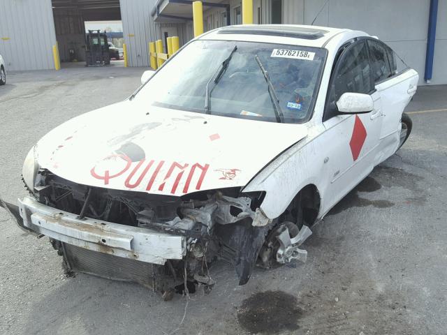 JM1BK323761487387 - 2006 MAZDA 3 S WHITE photo 2