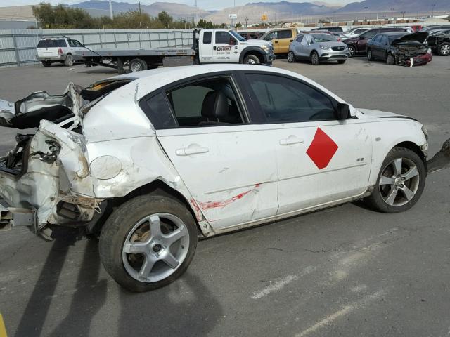 JM1BK323761487387 - 2006 MAZDA 3 S WHITE photo 4